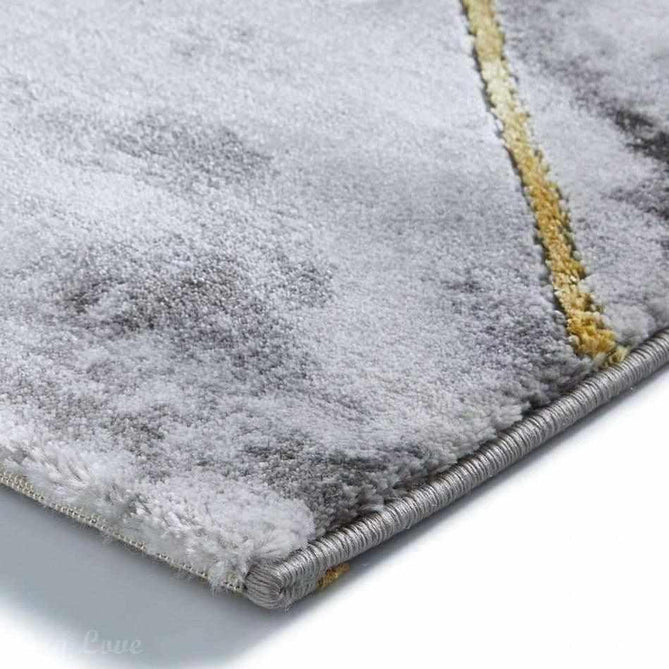 Craft 23299 Modern Geometric Marbled Soft Textured Ivory/Gold Rug-Think Rugs-Rug Love - The Most Loved Rug Store