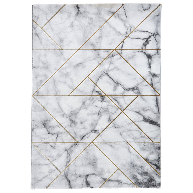 Craft 23299 Modern Geometric Marbled Soft Textured Ivory/Gold Rug-Think Rugs-Rug Love - The Most Loved Rug Store