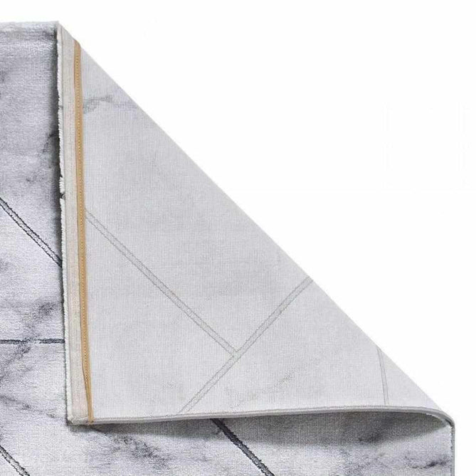 Craft 23299 Modern Geometric Marbled Soft Textured Ivory/Silver Rug-Think Rugs-Rug Love - The Most Loved Rug Store