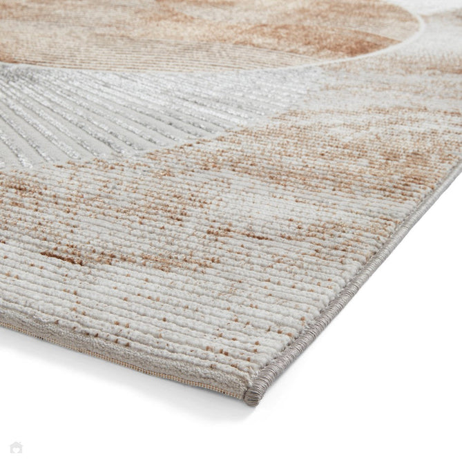 Creation 50097 Modern Multi Textured Super-Soft Venn Gold/Beige/Brown Rug-Think Rugs-Rug Love - The Most Loved Rug Store