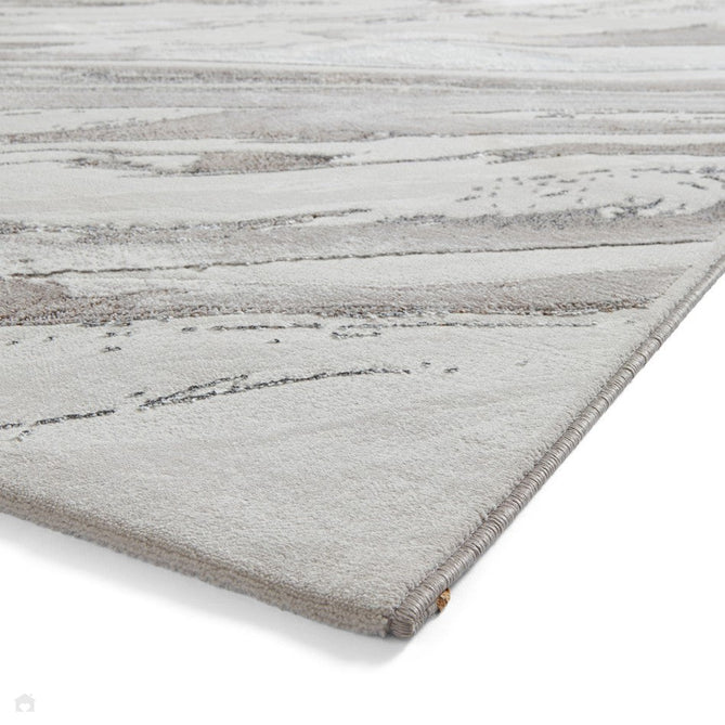 Creation 50100 Modern Multi Textured Super-Soft Marbled Cream/Beige/Brown Rug-Think Rugs-Rug Love - The Most Loved Rug Store