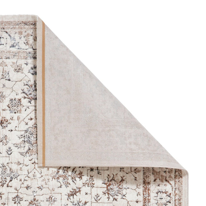 Creation 50112 Traditional Multi Textured Super-Soft Beige/Brown/Silver Rug-Think Rugs-Rug Love - The Most Loved Rug Store