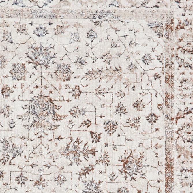 Creation 50112 Traditional Multi Textured Super-Soft Beige/Brown/Silver Rug-Think Rugs-Rug Love - The Most Loved Rug Store