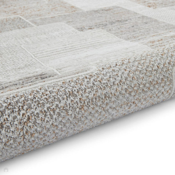 Creation 50178 Modern Distressed Multi Textured Super-Soft Brown/Beige Rug-Think Rugs-Rug Love - The Most Loved Rug Store