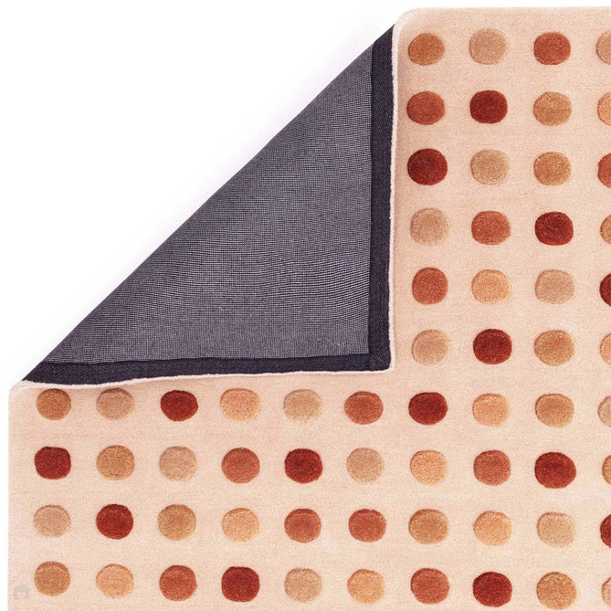 Dotty Modern Geometric Polka Dot Hand-Carved Hi-Low 3D Dome Textured Wool&Viscose Earthy Natural Rug-Asiatic Carpets-Rug Love - The Most Loved Rug Store