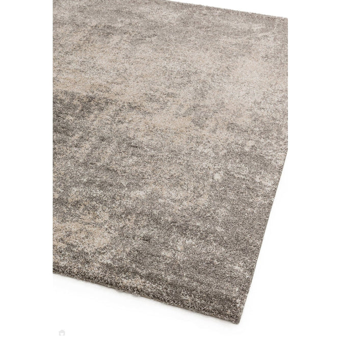 Dream DM05 Modern Plain Abstract Soft-Touch High-Density Dark Grey/Beige/Taupe/Gold Rug-Asiatic Carpets-Rug Love - The Most Loved Rug Store