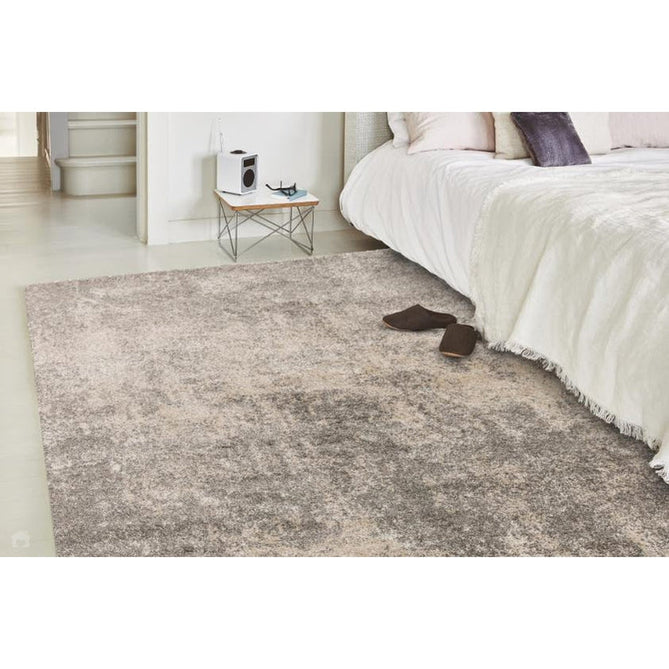 Dream DM05 Modern Plain Abstract Soft-Touch High-Density Dark Grey/Beige/Taupe/Gold Rug-Asiatic Carpets-Rug Love - The Most Loved Rug Store