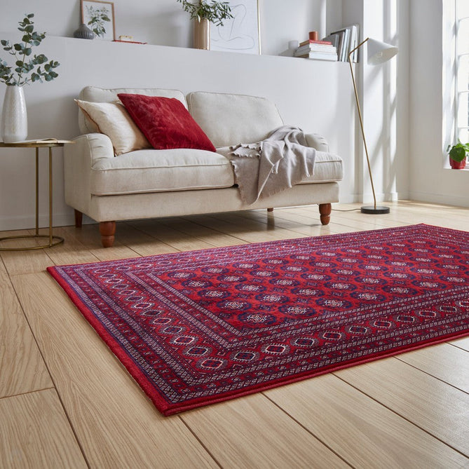 Dubai 62098 Traditional Super-Soft Patterned Red Rug-Think Rugs-Rug Love - The Most Loved Rug Store