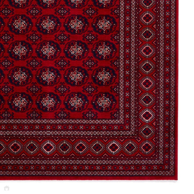 Dubai 62098 Traditional Super-Soft Patterned Red Rug-Think Rugs-Rug Love - The Most Loved Rug Store