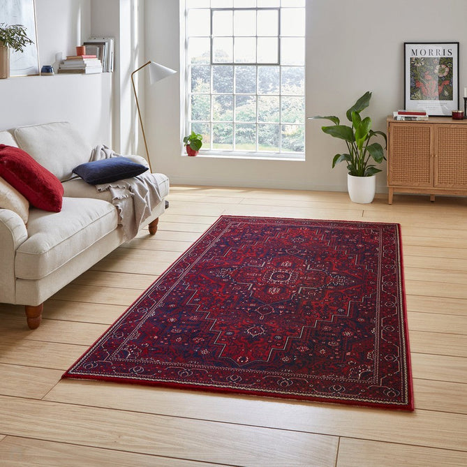 Dubai 62101 Traditional Super-Soft Red Rug-Think Rugs-Rug Love - The Most Loved Rug Store