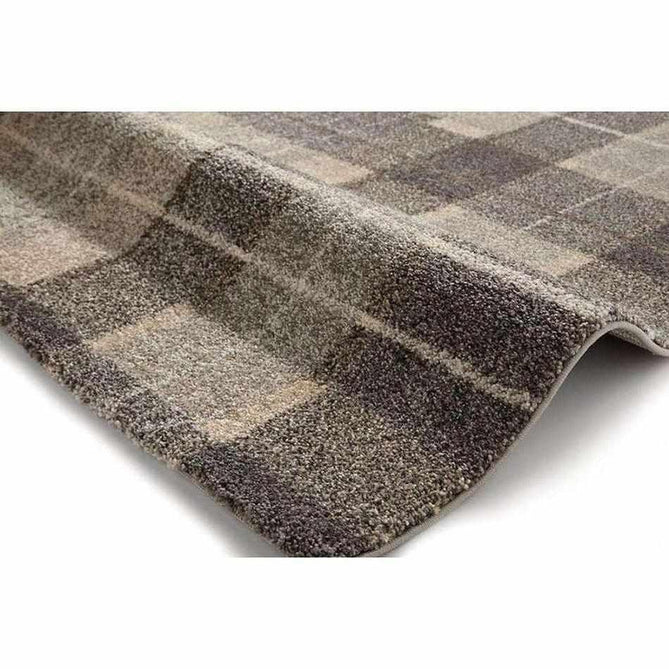 Elegant 4890 Modern High-Density Tartan Grey/Brown Rug-Think Rugs-Rug Love - The Most Loved Rug Store