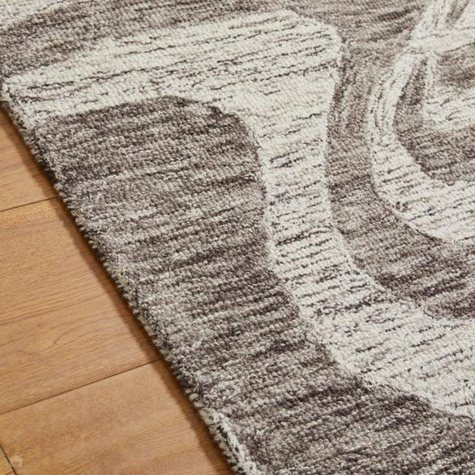 Elements Cycle Modern Abstract Distressed Wool Brown Rug-Oriental Weavers-Rug Love - The Most Loved Rug Store