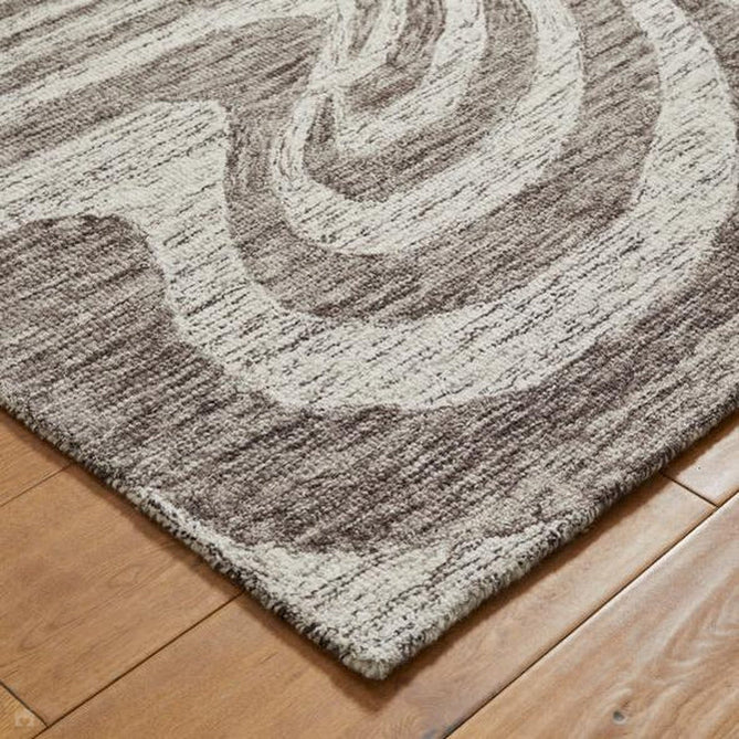 Elements Cycle Modern Abstract Distressed Wool Brown Rug-Oriental Weavers-Rug Love - The Most Loved Rug Store