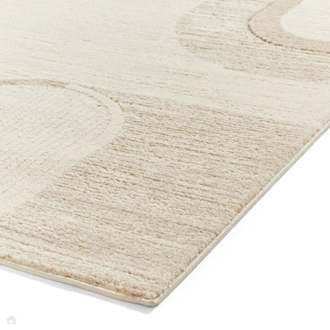 Elio 2310 Modern Abstract Distressed Soft-Touch High-Density Hi-Low Textured Pile Polypropylene/Polyester Mix Beige Rug-Think Rugs-Rug Love - The Most Loved Rug Store