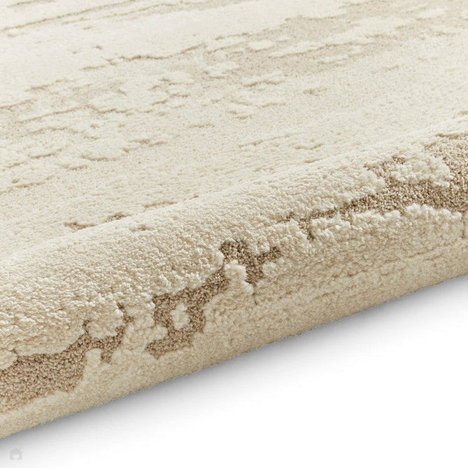 Elio 62841 Modern Abstract Distressed Soft-Touch High-Density Hi-Low Textured Pile Polypropylene/Polyester Mix Cream Rug-Think Rugs-Rug Love - The Most Loved Rug Store