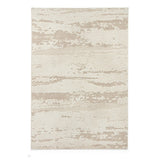 Elio 62841 Modern Abstract Distressed Soft-Touch High-Density Hi-Low Textured Pile Polypropylene/Polyester Mix Cream Rug