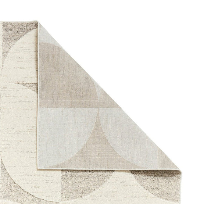 Elio 66747 Modern Abstract Distressed Soft-Touch High-Density Hi-Low Textured Pile Polypropylene/Polyester Mix Beige Rug-Think Rugs-Rug Love - The Most Loved Rug Store