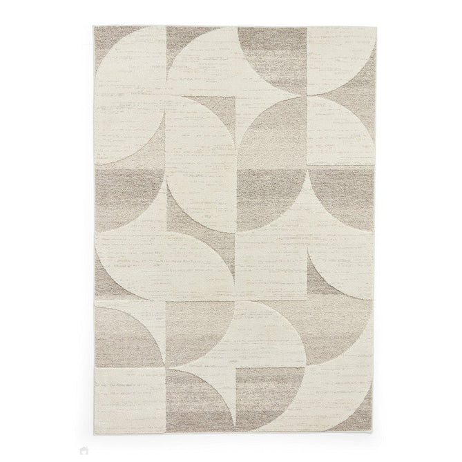 Elio 66747 Modern Abstract Distressed Soft-Touch High-Density Hi-Low Textured Pile Polypropylene/Polyester Mix Beige Rug-Think Rugs-Rug Love - The Most Loved Rug Store