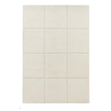 Elio 70100 Modern Geometric Carved Soft-Touch High-Density Hi-Low Textured Pile Polypropylene/Polyester Mix Cream Rug