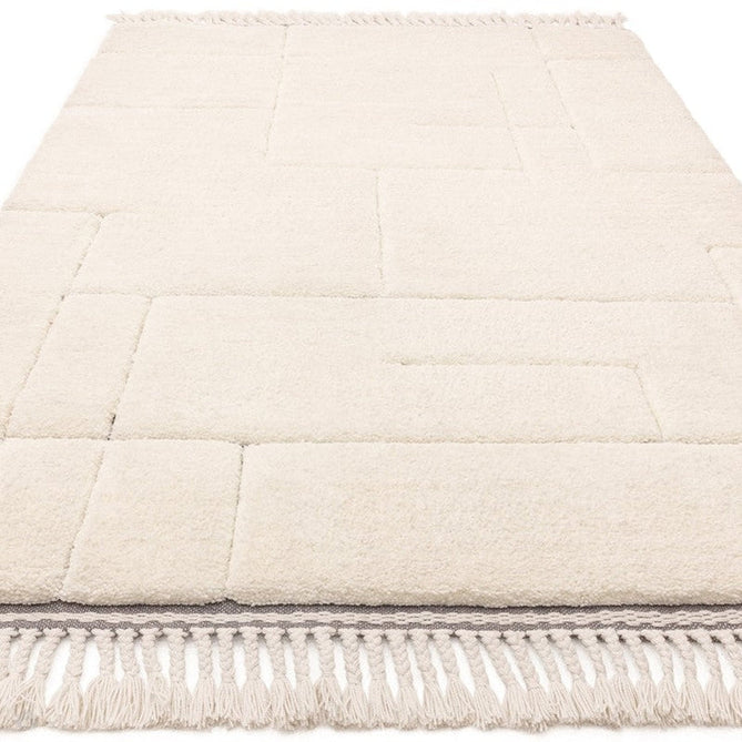 Fes FE02 Moroccan Berber Soft Plush Hand-Carved Boho Cream/White Rug-Asiatic Carpets-Rug Love - The Most Loved Rug Store