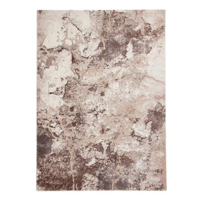 Florence 50032 Modern Abstract Metallic Alabaster Distressed Textured High-Density Soft Beige/Brown/Silver Rug-Think Rugs-Rug Love - The Most Loved Rug Store