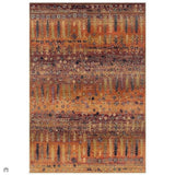 Gabbeh 415 C Traditional Persian Tribal Ethnic Pattern Print Multicolour/Brown/Orange/Gold/Rust/Terracotta/Burgundy Red/Pink/Green/Blue/Purple Rug 120 x 180 cm