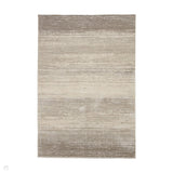 Geneva 62786 Modern Plain Tonal Stripe Textured Soft-Touch High-Density Grey/Beige/Cream Rug