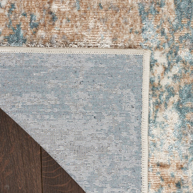 Glitz GLZ06 Modern Abstract Distressed Metallic Shimmer Hi-Low Textured Soft-Touch Short-Pile Polyester Taupe/Blue/Grey/Cream/Multicolour Rug-Nourison-Rug Love - The Most Loved Rug Store