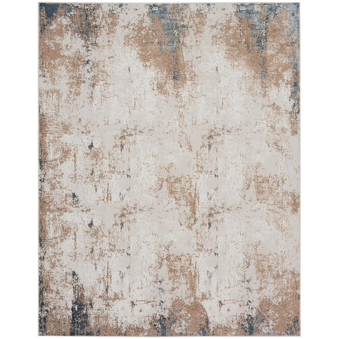 Glitz GLZ06 Modern Abstract Distressed Metallic Shimmer Hi-Low Textured Soft-Touch Short-Pile Polyester Taupe/Blue/Grey/Cream/Multicolour Rug-Nourison-Rug Love - The Most Loved Rug Store