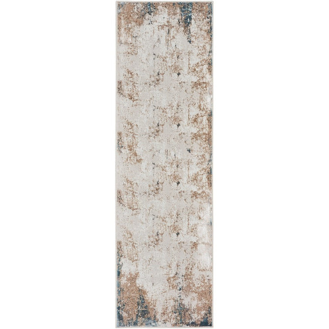 Glitz GLZ06 Modern Abstract Distressed Metallic Shimmer Hi-Low Textured Soft-Touch Short-Pile Polyester Taupe/Blue/Grey/Cream/Multicolour Rug-Nourison-Rug Love - The Most Loved Rug Store