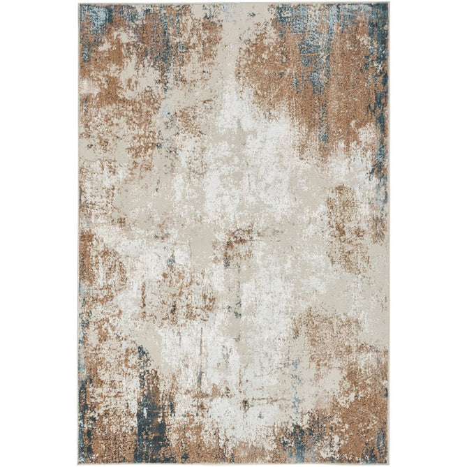 Glitz GLZ06 Modern Abstract Distressed Metallic Shimmer Hi-Low Textured Soft-Touch Short-Pile Polyester Taupe/Blue/Grey/Cream/Multicolour Rug-Nourison-Rug Love - The Most Loved Rug Store