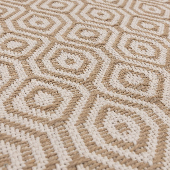 Global Mosaic Modern Geometric Jute & Cotton Mix Durable Soft-Touch Flatweave Cream/Natural Rug-Asiatic Carpets-Rug Love - The Most Loved Rug Store