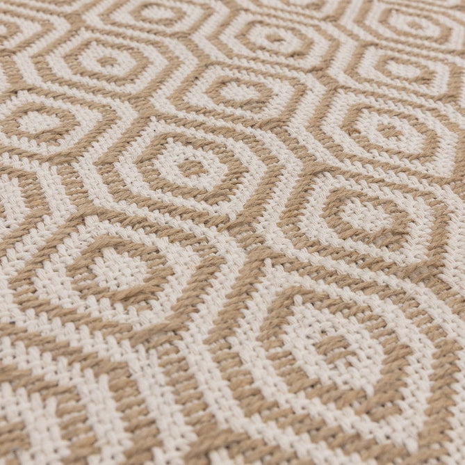 Global Mosaic Modern Geometric Jute & Cotton Mix Durable Soft-Touch Flatweave Cream/Natural Rug-Asiatic Carpets-Rug Love - The Most Loved Rug Store