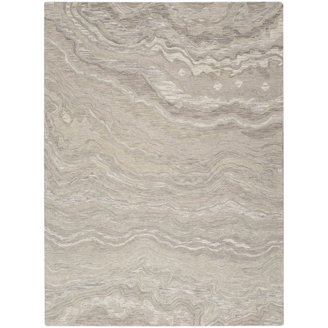 Graceful GRU01 Modern Abstract Hand-Woven Textured Hi-Low Carved Wool Grey Rug-Nourison-Rug Love - The Most Loved Rug Store