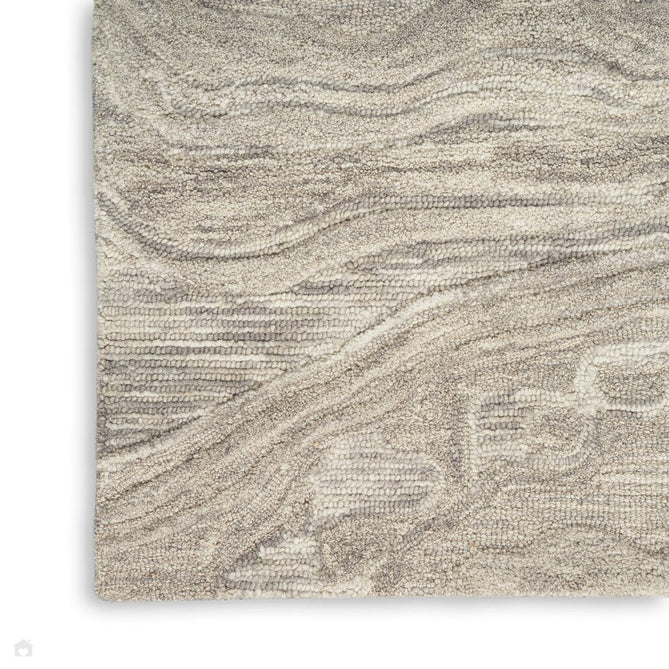 Graceful GRU01 Modern Abstract Hand-Woven Textured Hi-Low Carved Wool Grey Rug-Nourison-Rug Love - The Most Loved Rug Store