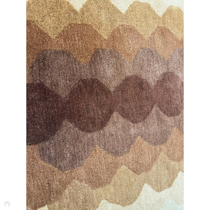 Hive Modern Geometric Hexagonal Ombre Gradient Hand-Woven Wool Rust Rug-Asiatic Carpets-Rug Love - The Most Loved Rug Store