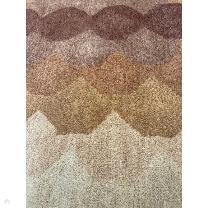 Hive Modern Geometric Hexagonal Ombre Gradient Hand-Woven Wool Rust Rug-Asiatic Carpets-Rug Love - The Most Loved Rug Store