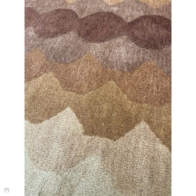 Hive Modern Geometric Hexagonal Ombre Gradient Hand-Woven Wool Rust Runner-Asiatic Carpets-Rug Love - The Most Loved Rug Store