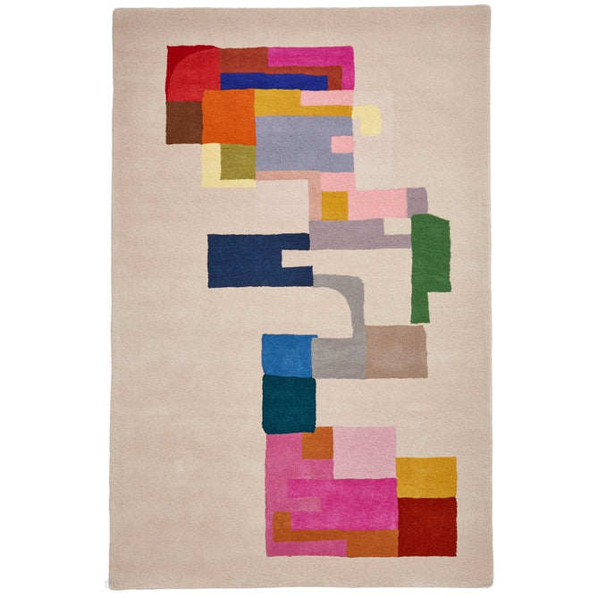 Inaluxe Modern Abstract Designer Wool Hey Ho Lets Go IX14 Multicolour Rug-Think Rugs-Rug Love - The Most Loved Rug Store