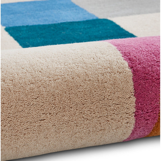 Inaluxe Modern Abstract Designer Wool Hey Ho Lets Go IX14 Multicolour Rug-Think Rugs-Rug Love - The Most Loved Rug Store