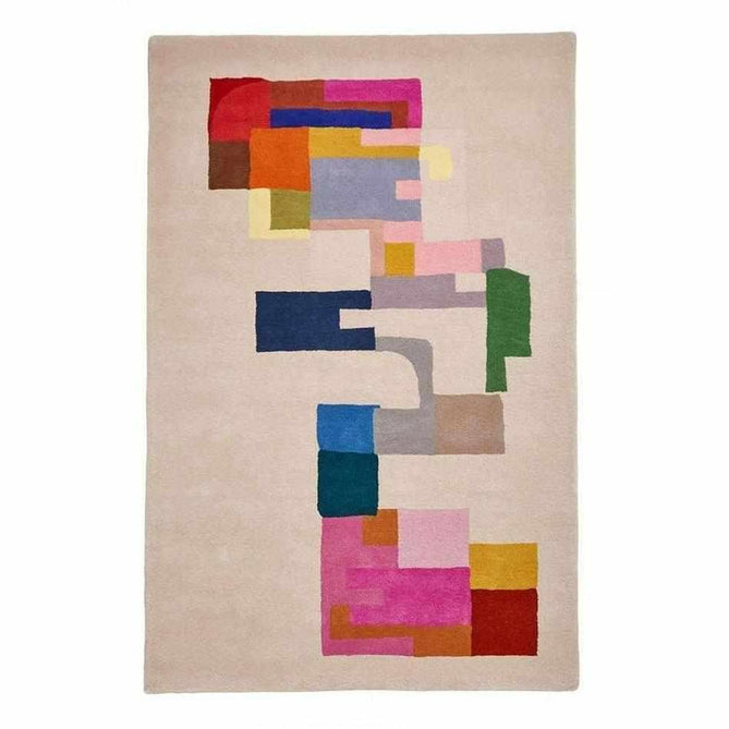 Inaluxe Modern Abstract Designer Wool Hey Ho Lets Go IX14 Multicolour Rug-Think Rugs-Rug Love - The Most Loved Rug Store