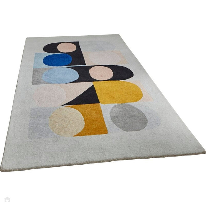 Inaluxe Modern Abstract Designer Wool Jazz Flute IX08 Grey/Black/Yellow/Pink/Multicolour Rug-Think Rugs-Rug Love - The Most Loved Rug Store