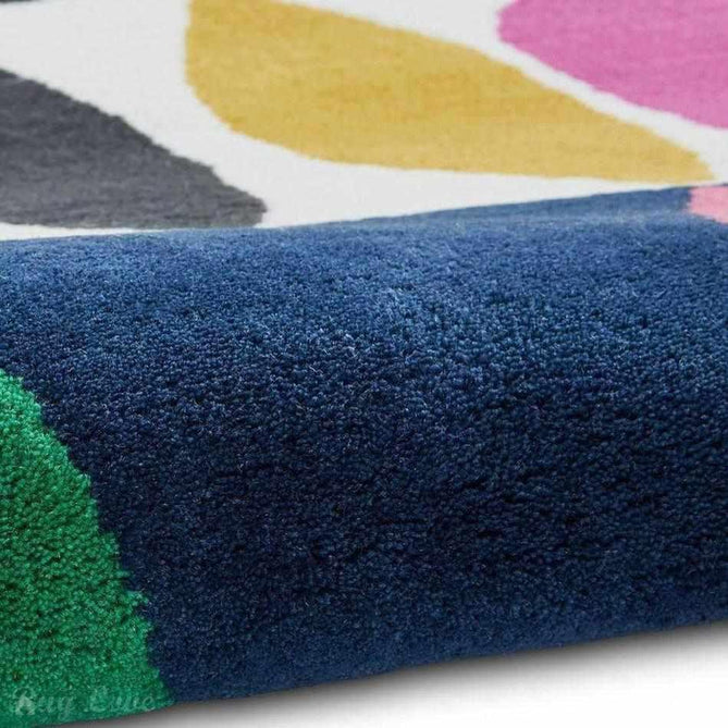 Inaluxe Modern Abstract Designer Wool Neon IX11 Beige/Cream/Blue/Black/Multicolour Rug-Think Rugs-Rug Love - The Most Loved Rug Store