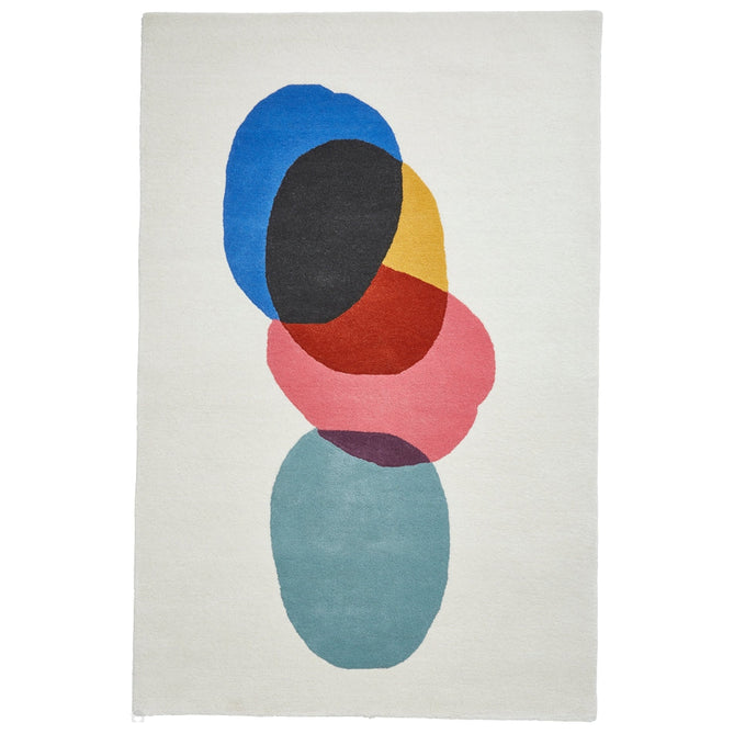 Inaluxe Modern Abstract Designer Wool Transmission IX12 Multicolour Rug-Think Rugs-Rug Love - The Most Loved Rug Store