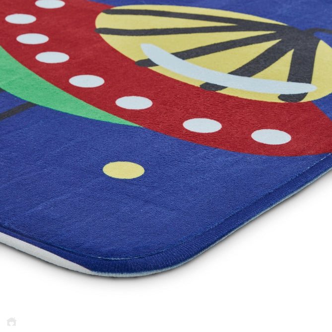 Inspire G3420 Kids Super-Soft Lightweight Play Mat Blue Rug-Think Rugs-Rug Love - The Most Loved Rug Store