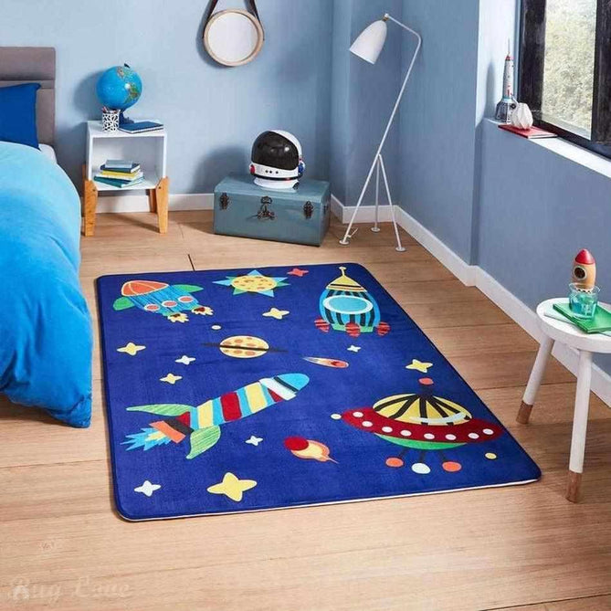 Inspire G3420 Kids Super-Soft Lightweight Play Mat Blue Rug-Think Rugs-Rug Love - The Most Loved Rug Store