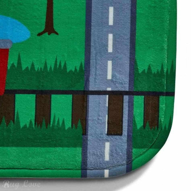 Inspire G4563 Kids Super-Soft Lightweight Play Mat Green Rug-Think Rugs-Rug Love - The Most Loved Rug Store