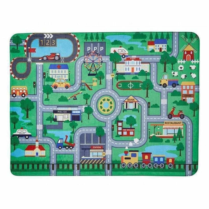 Inspire G4563 Kids Super-Soft Lightweight Play Mat Green Rug-Think Rugs-Rug Love - The Most Loved Rug Store