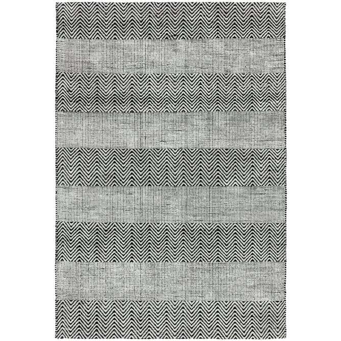 Ives Modern Geometric Chevron Zigzag Hand-Woven Jute&Cotton Durable Textured Soft-Touch Flatweave Grey Runner-Asiatic Carpets-Rug Love - The Most Loved Rug Store