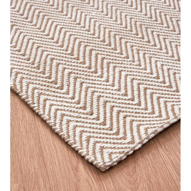 Ives Modern Geometric Chevron Zigzag Hand-Woven Jute&Cotton Durable Textured Soft-Touch Flatweave Natural Rug-Asiatic Carpets-Rug Love - The Most Loved Rug Store